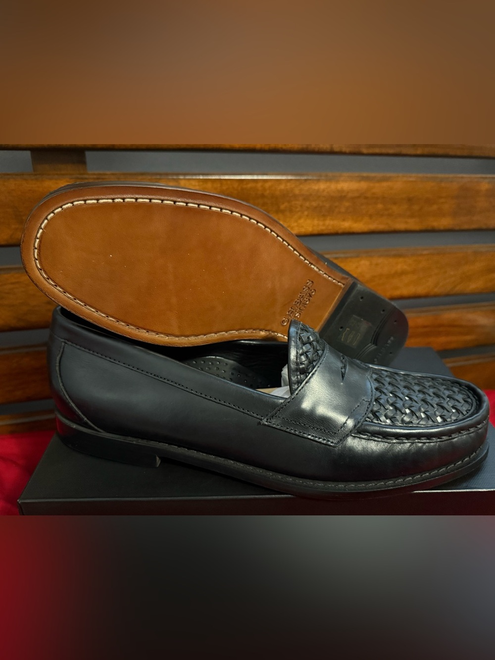 G.H. BASS Logan Weejuns Penny Loafers – Black – Men’s 12 - BRAND NEW